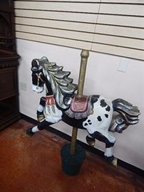 Paper Mache Carousel Style Horse