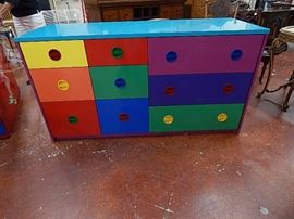 Kartell Style Triple Dresser