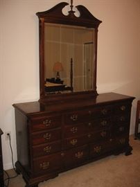 Pennsylvania House 12 drawer dresser with mirror