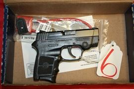 6 SMITH & WESSON BODY GUARD BG380 AUTO 380 INTERNAL LASER, BOX