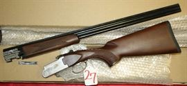 27  MOSSBERG SILVER RESERVE O/U 410 26", BOX, ENGRAVED