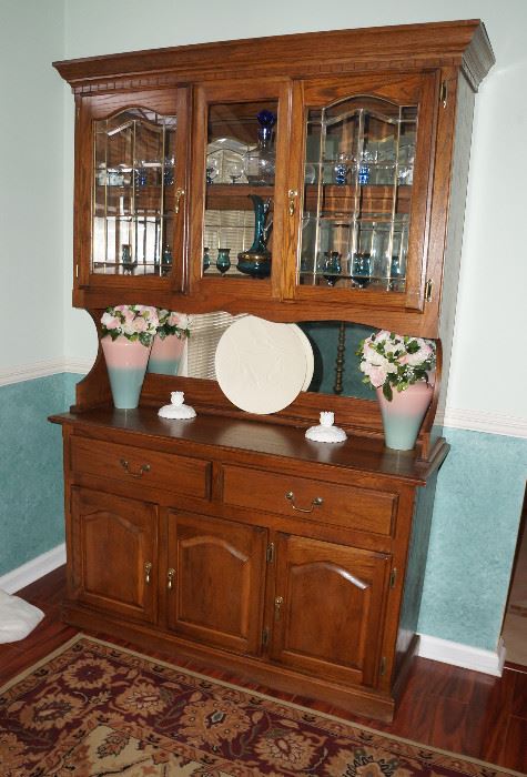 China hutch, use as is or it would be cute painted