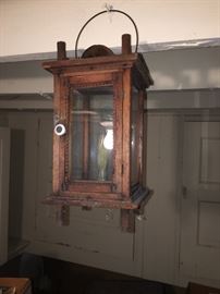 Fine example of Tramp Art- barn lantern...