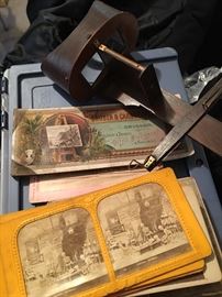 Vintage stereoscope & slide collection!