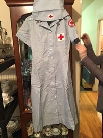 The cutest ever...Vntg. Red Cross uniform. 