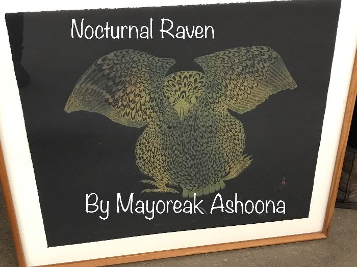 Nocturnal Raven by Majoreak Ashoona