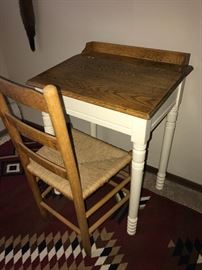 Small writing desk and chair 