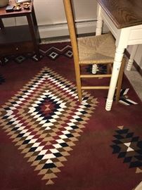 Southwestern style area rug 