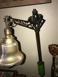 Antique bridge lamp