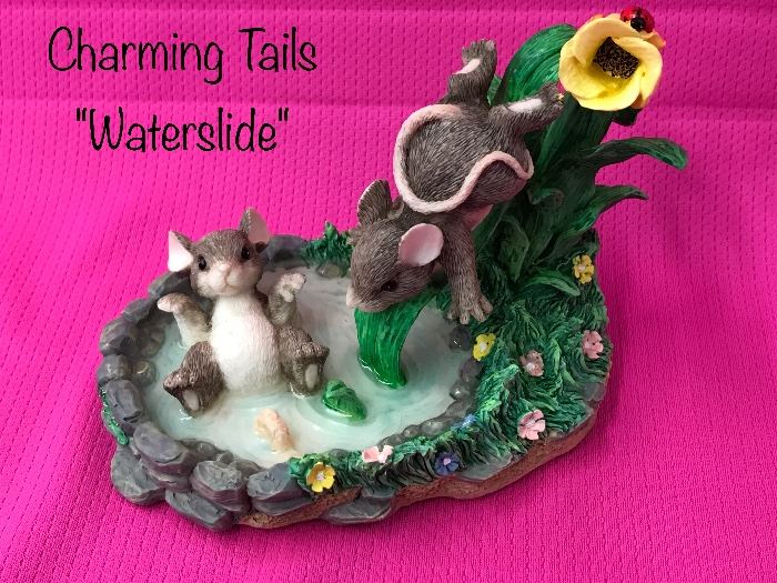 Charming Tails figurine “Waterslide”