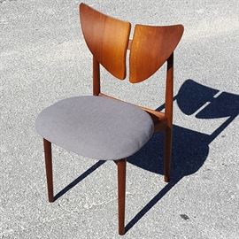 Detail of Kurt Ostervig Butterfly Dining Chair