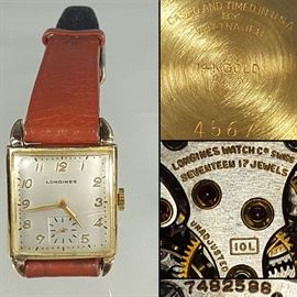 Jewelry Gold 14k Yellow Longines 17 Jewel 10L Watch