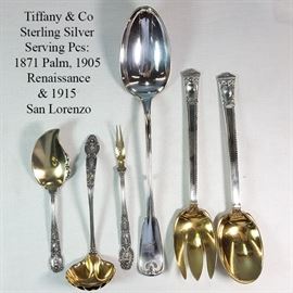Sterling Silver Tiffany Co Palm Renaissance San Lorenzo