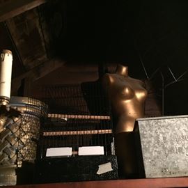 gold mannequin, milk case