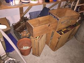 wood boxes