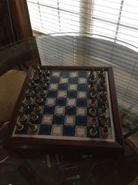 Franklin Mint Civil War Chess Set