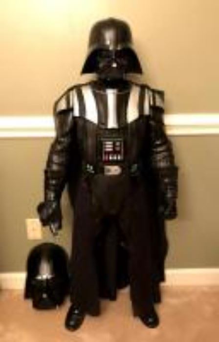 Darth Vader figure and talking mask
