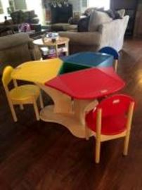 Lego table and chairs