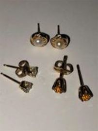 14k gold earrings