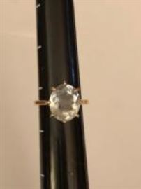 large aquamarine ring