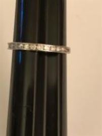 white gold wedding band