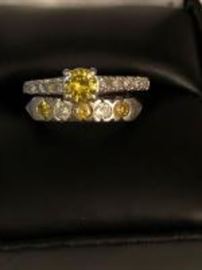 yellow diamond rings
