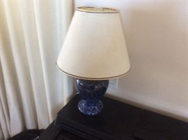 Small blue lamp
