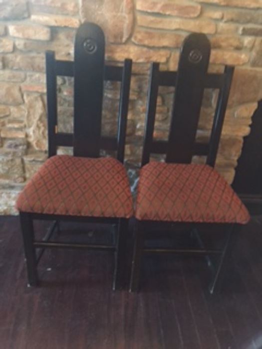 19 Available custom made in ireland. In new used condition. Well built chairs.