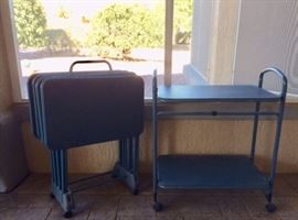 Cosco TV Trays/holder, Serving Cart