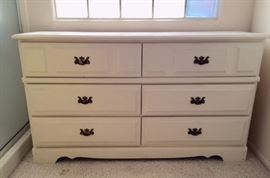White  Double Dresser