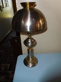 Retro silver/gold lamp