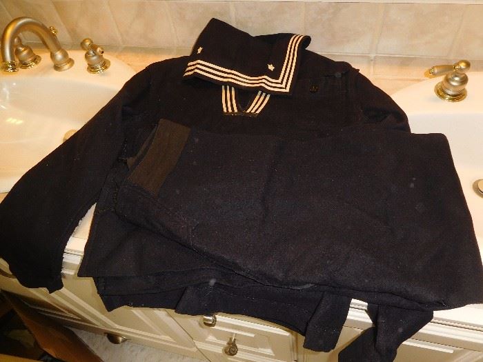 Antique wool Navy uniforms
