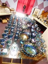 Lots of carnival glass