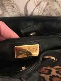 PAOLO MASI ANIMAL PRINT PONY HAIR HANDBAG