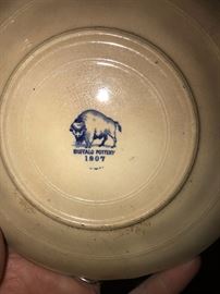 ANTIQUE BUFFALO POTTERY DISHES