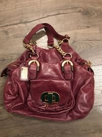 BADGLEY MISCHKA LEATHER HANDBAG