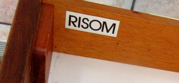 Desk #  1 with classic Risom metallic tag
