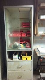 Glass Front Cabinet and Hardware