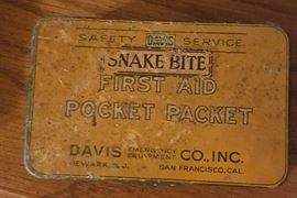 1920s Snake Bite Kit