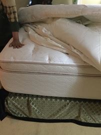 Beautiful bed and bedding 