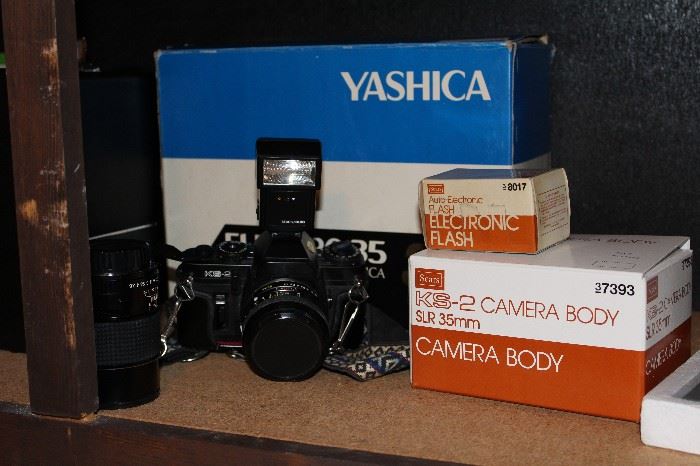 Vintage Cameras 35mm Yashica