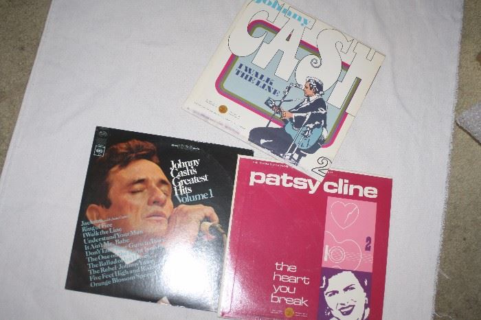 Expand your Vinyl collection with Johnny Cash and Patsy Cline.