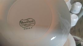 Vintage Homer Laughlin Dura print mid-century modern China