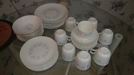 Vintage Homer Laughlin Dura print mid-century modern China