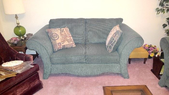 Brand new ..I mean brand new Queen sleeper sofa with Beautyrest  mattress and matching loveseat