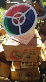 Vintage color wheel in the original box