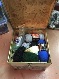 Tons of yarn and fabric