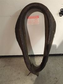 Antique Leather Horse Collar