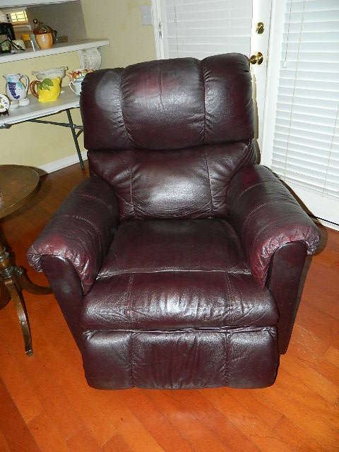 Another View Of Brown Recliner