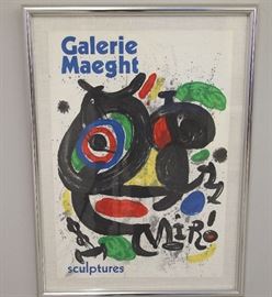"Galerie Maeght" poster by Miro, pencil signed
